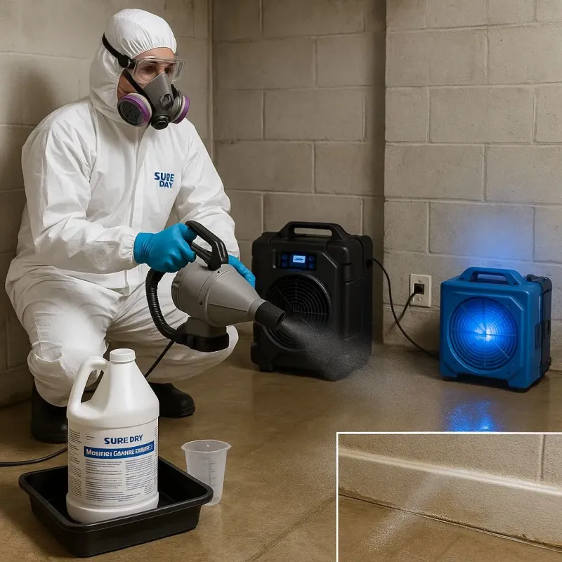 Sanitization and Odor Removal process in Grantley, PA