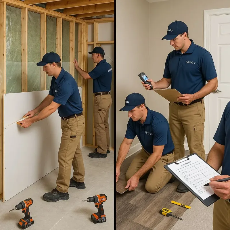 Repairs and Reconstruction process in Grantley, PA